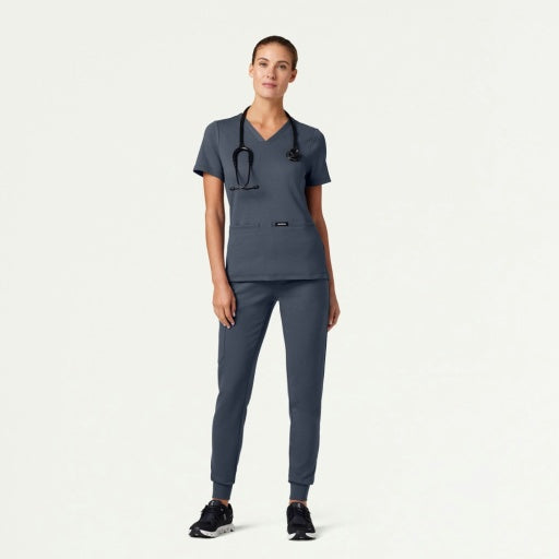 ULTRAsoft W40001 Women's Rubi Slim Scrub Joggers Carbon Gray