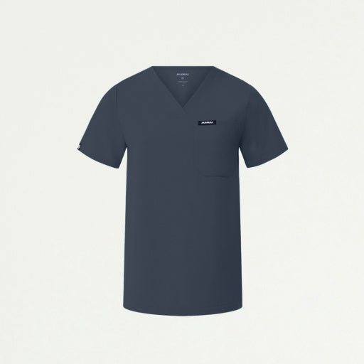 ULTRAlast W10001 Women's Rhena 1-Pocket Scrub Top Carbon Gray