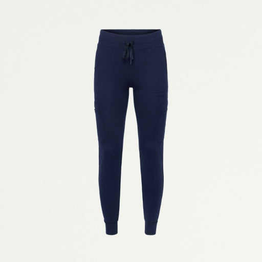 ULTRAsoft W40002 Women's Kait 10-Pocket Skinny Scrub Joggers Midnight Navy