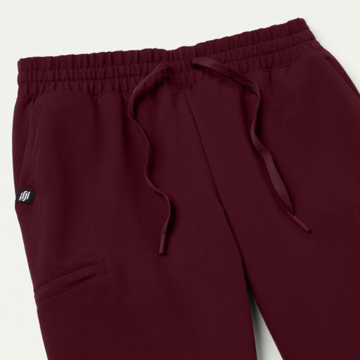 ULTRAlast W20009 Women's Jace Skinny On-The-Go Scrub Joggers Burgundy