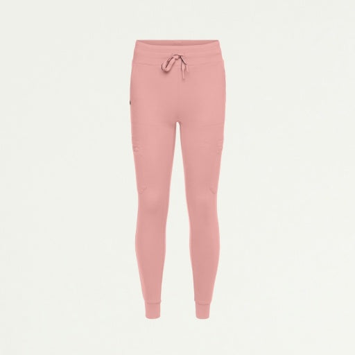 ULTRAsoft W40002 Women's Kait 10-Pocket Skinny Scrub Joggers Mauve