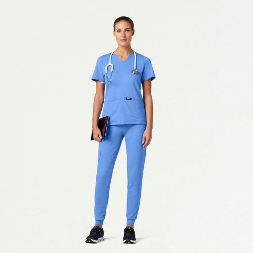 ULTRAsoft W40001 Women's Rubi Slim Scrub Joggers Ceil Blue