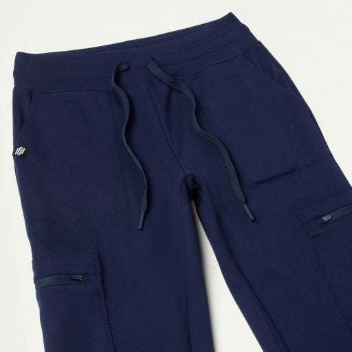ULTRAsoft W40002 Women's Kait 10-Pocket Skinny Scrub Joggers Midnight Navy