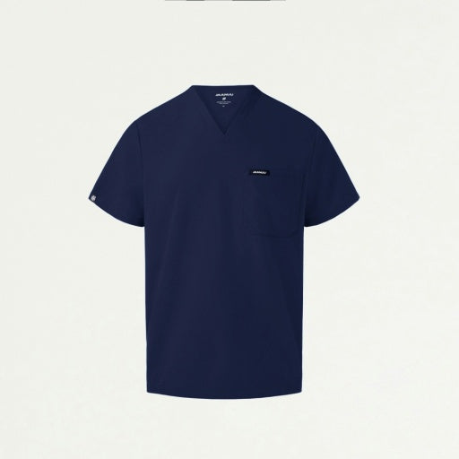 ULTRAlast M10001 Men's Holmes 1-Pocket Scrub Top Midnight Navy