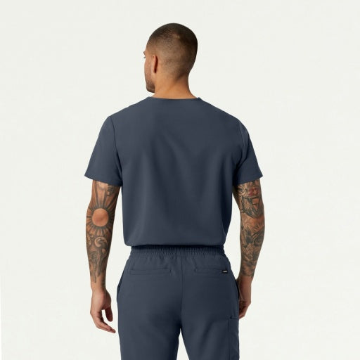 ULTRAlast M10001 Men's Holmes 1-Pocket Scrub Top Carbon Gray
