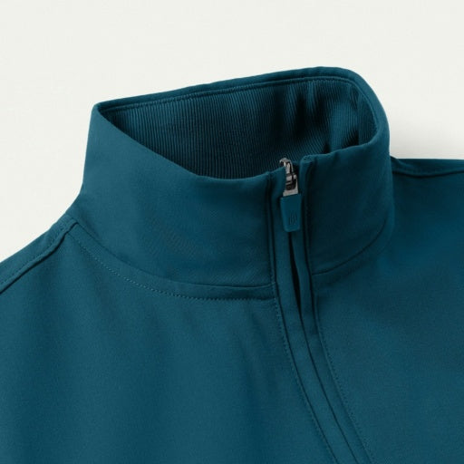 ULTRAlast W60001 Women's Ceri 6-Pocket Scrub Jacket Caribbean Blue