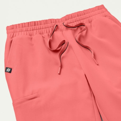 ULTRAlast W20009 Women's Jace Skinny On-The-Go Scrub Joggers Digital Pink