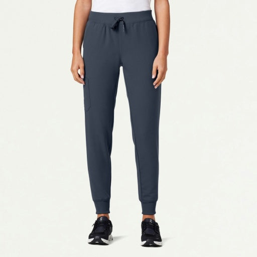 ULTRAlast W20003 Women's Silex Slim Knit-Waist Scrub Joggers Carbon Gray