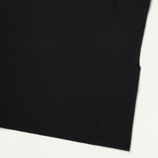 ULTRAlite W10039 Women's Aria Fit & Flare Scrub Top Black