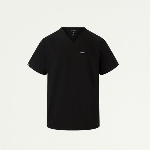 ULTRAlast M10002 Men's Platt 3-Pocket Scrub Top Black