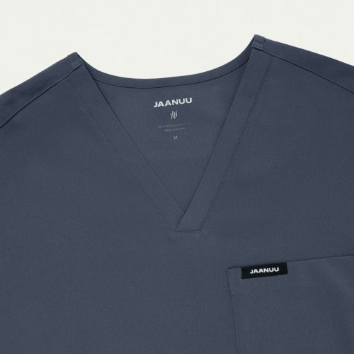 ULTRAlite M10004 Men's Holmes 1-Pocket Scrub Top Carbon Gray