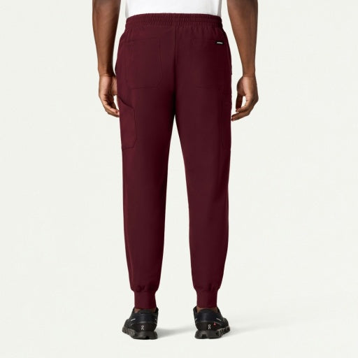 ULTRAlast M20002 Men's Osmo 8-Pocket Scrub Joggers Burgundy