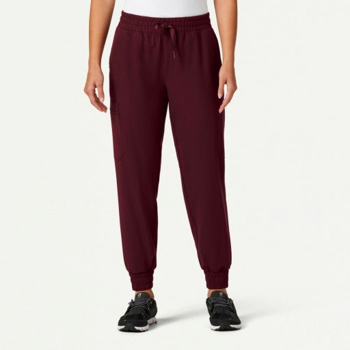 ULTRAlast W20002 Women's Neo Cargo Scrub Joggers Burgundy