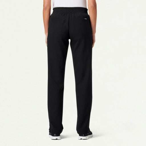 ULTRAlast W20001 Women's Xenos Knit-Waist Scrub Pants Black