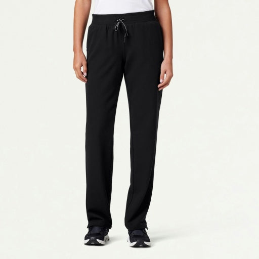 ULTRAlast W20001 Women's Xenos Knit-Waist Scrub Pants Black