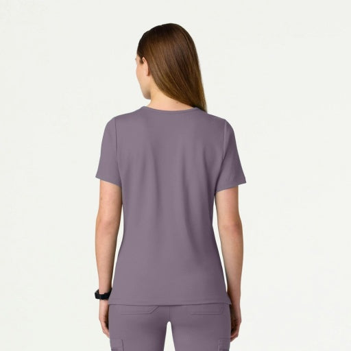 ULTRAsoft W30003 Women's Cesi Slim Scrub Top Titanium