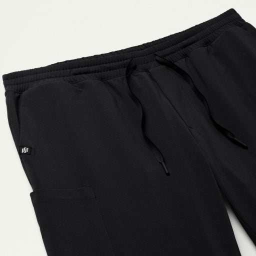 ULTRAlite M20016 Men's Rhodes Straight-Leg Scrub Pants Black