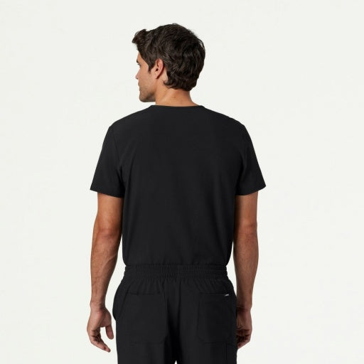 ULTRAlite M10004 Men's Holmes 1-Pocket Scrub Top Black