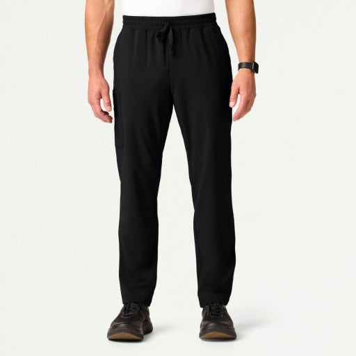 ULTRAlite M20016 Men's Rhodes Straight-Leg Scrub Pants Black