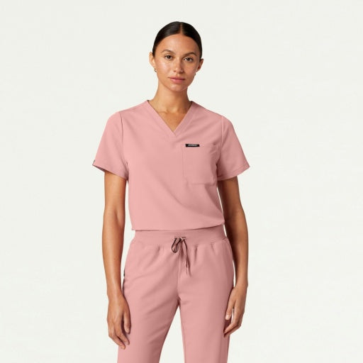 ULTRAlast W10001 Women's Rhena 1-Pocket Scrub Top Mauve
