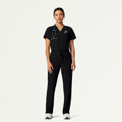 ULTRAlast W20004 Women's Kerr 365 High Waisted Scrub Pants Black