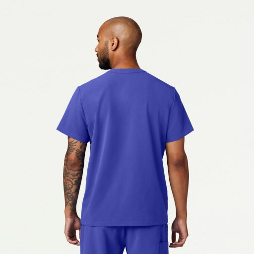 ULTRAlast M10003 Men's Reeve Henley Scrub Top Moon Blue