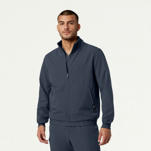 ULTRAlast M60001 Men's Wolfe 6-Pocket Scrub Jacket Carbon Gray