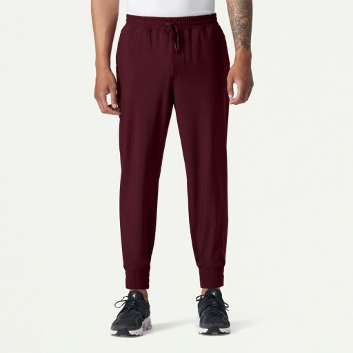 ULTRAlite M20004 Men's Powell Scrub Joggers Burgundy