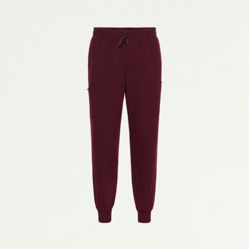 ULTRAlast M20002 Men's Osmo 8-Pocket Scrub Joggers Burgundy