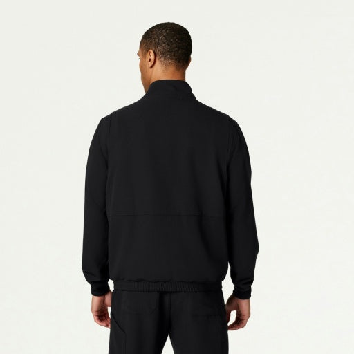 ULTRAlast M60001 Men's Wolfe 6-Pocket Scrub Jacket Black