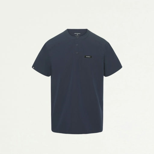 ULTRAlast M10003 Men's Reeve Henley Scrub Top Carbon Gray