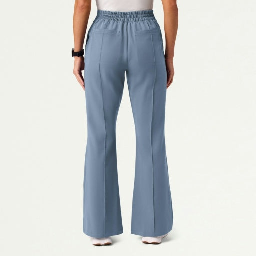 ULTRAlast W20033 Women's Kori Slim High-Waisted Scrub Pants Storm Blue