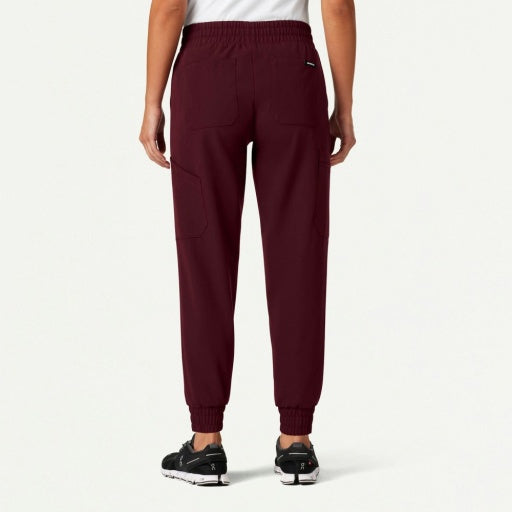 ULTRAlast W20002 Women's Neo Cargo Scrub Joggers Burgundy