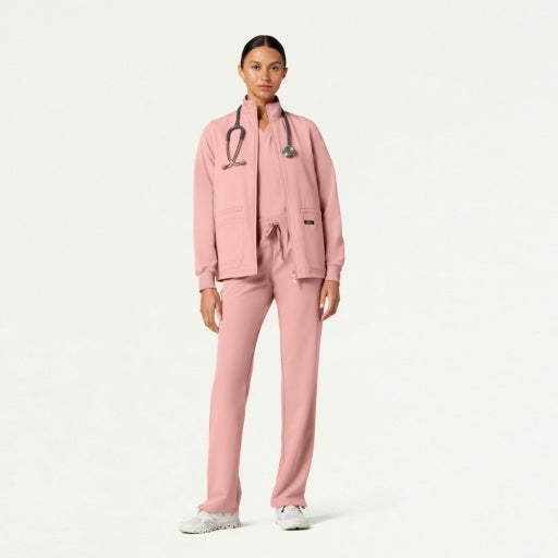 ULTRAlast W60001 Women's Ceri 6-Pocket Scrub Jacket Mauve