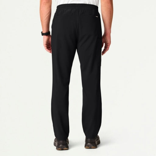 ULTRAlite M20016 Men's Rhodes Straight-Leg Scrub Pants Black