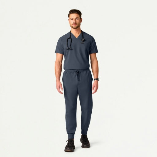 ULTRAlite M10004 Men's Holmes 1-Pocket Scrub Top Carbon Gray