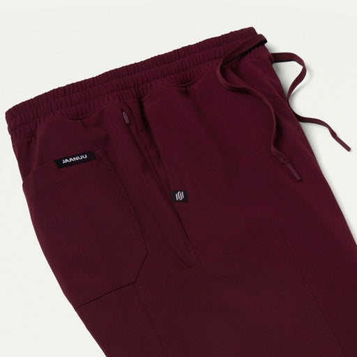 ULTRAlite M20004 Men's Powell Scrub Joggers Burgundy