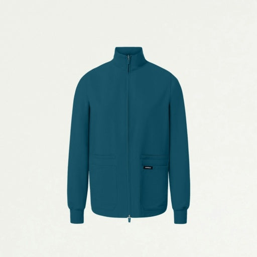 ULTRAlast W60001 Women's Ceri 6-Pocket Scrub Jacket Caribbean Blue