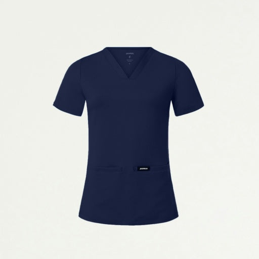 ULTRAsoft W30003 Women's Cesi Slim Scrub Top Midnight Navy