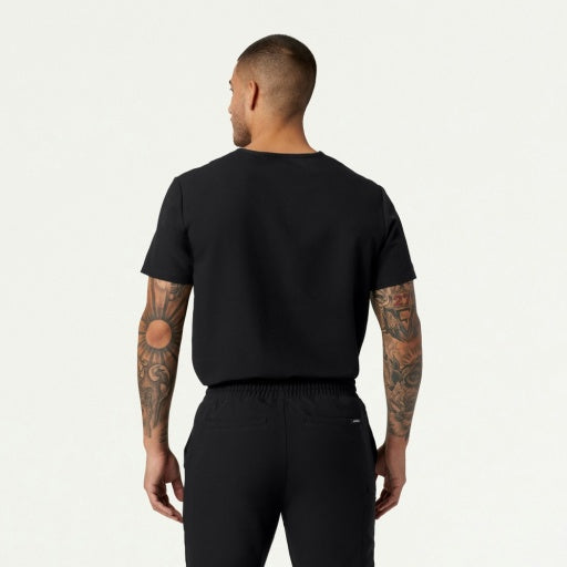 ULTRAlast M10001 Men's Holmes 1-Pocket Scrub Top Black