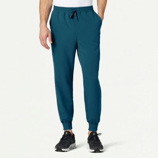 ULTRAlast M20002 Men's Osmo 8-Pocket Scrub Joggers Caribbean Blue