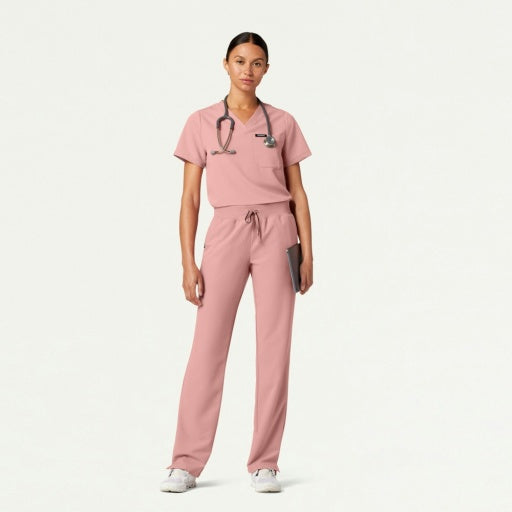 ULTRAlast W10001 Women's Rhena 1-Pocket Scrub Top Mauve