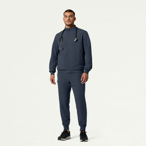 ULTRAlast M60001 Men's Wolfe 6-Pocket Scrub Jacket Carbon Gray