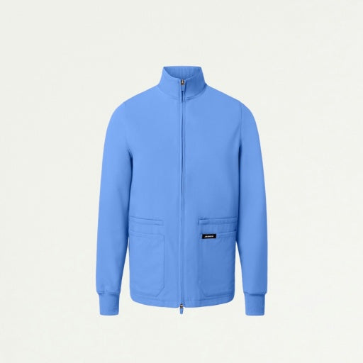 ULTRAlast W60001 Women's Ceri 6-Pocket Scrub Jacket Ceil Blue