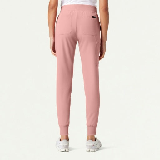 ULTRAlast W20003 Women's Silex Slim Knit-Waist Scrub Joggers Mauve
