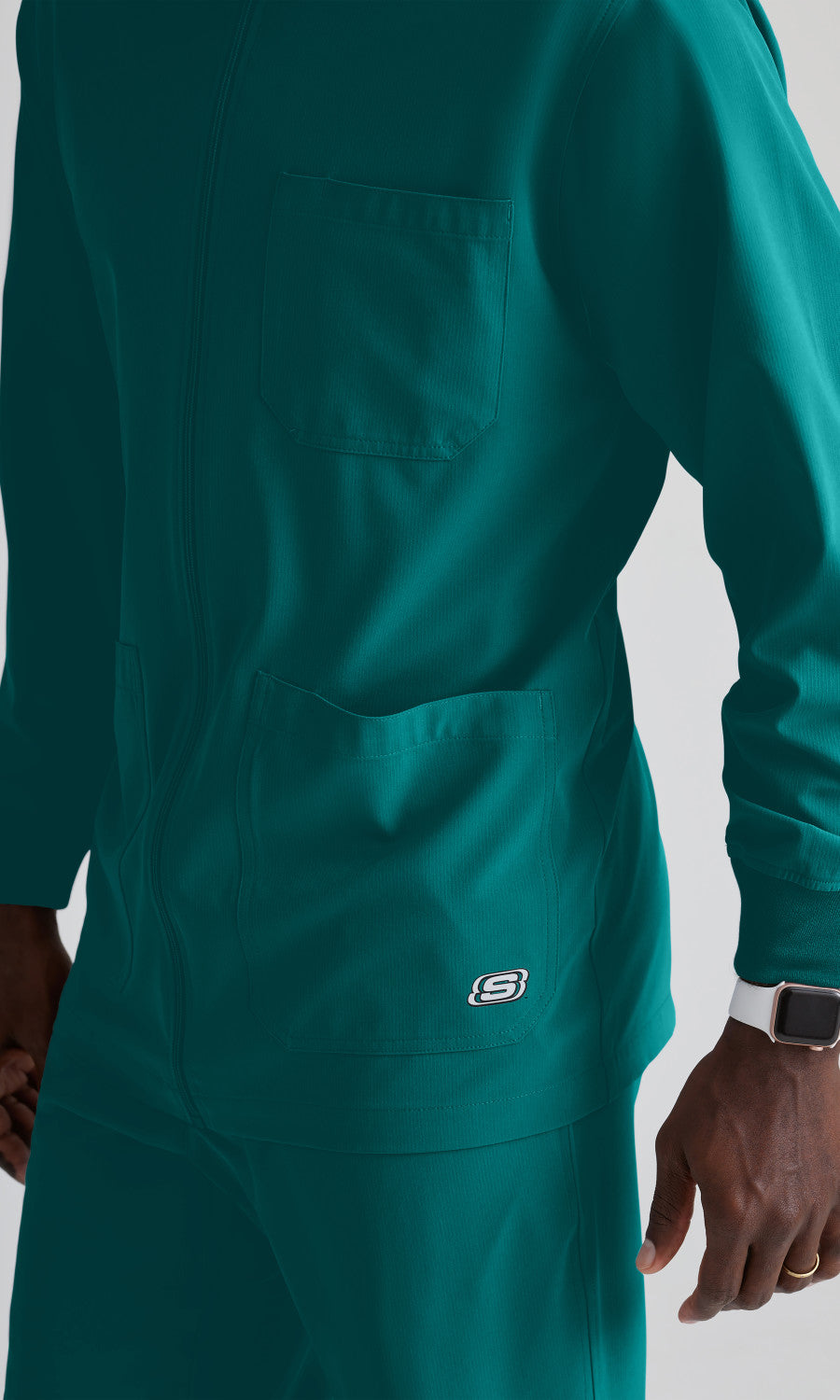 Skechers SK0408 Structure Scrub Jacket Teal
