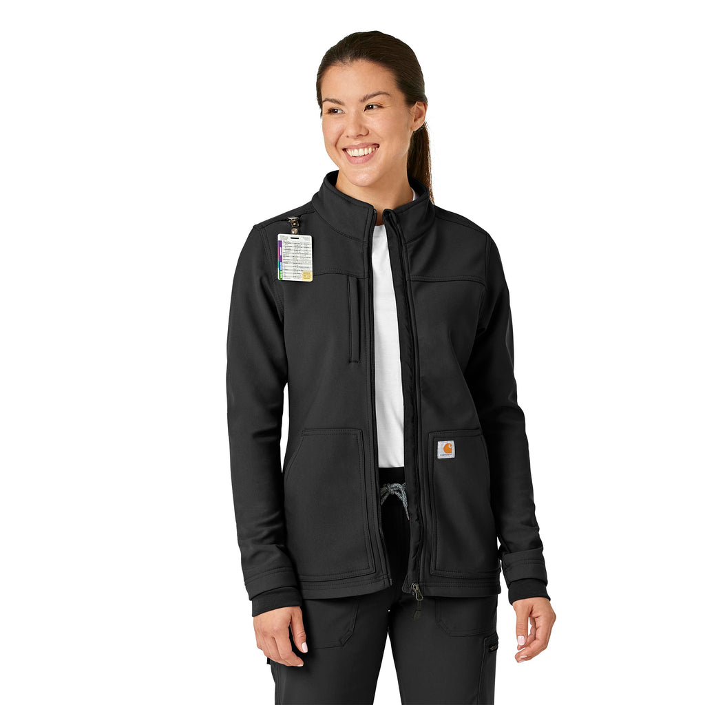 Rugged Flex C81023 Bonded Fleece Jacket Black