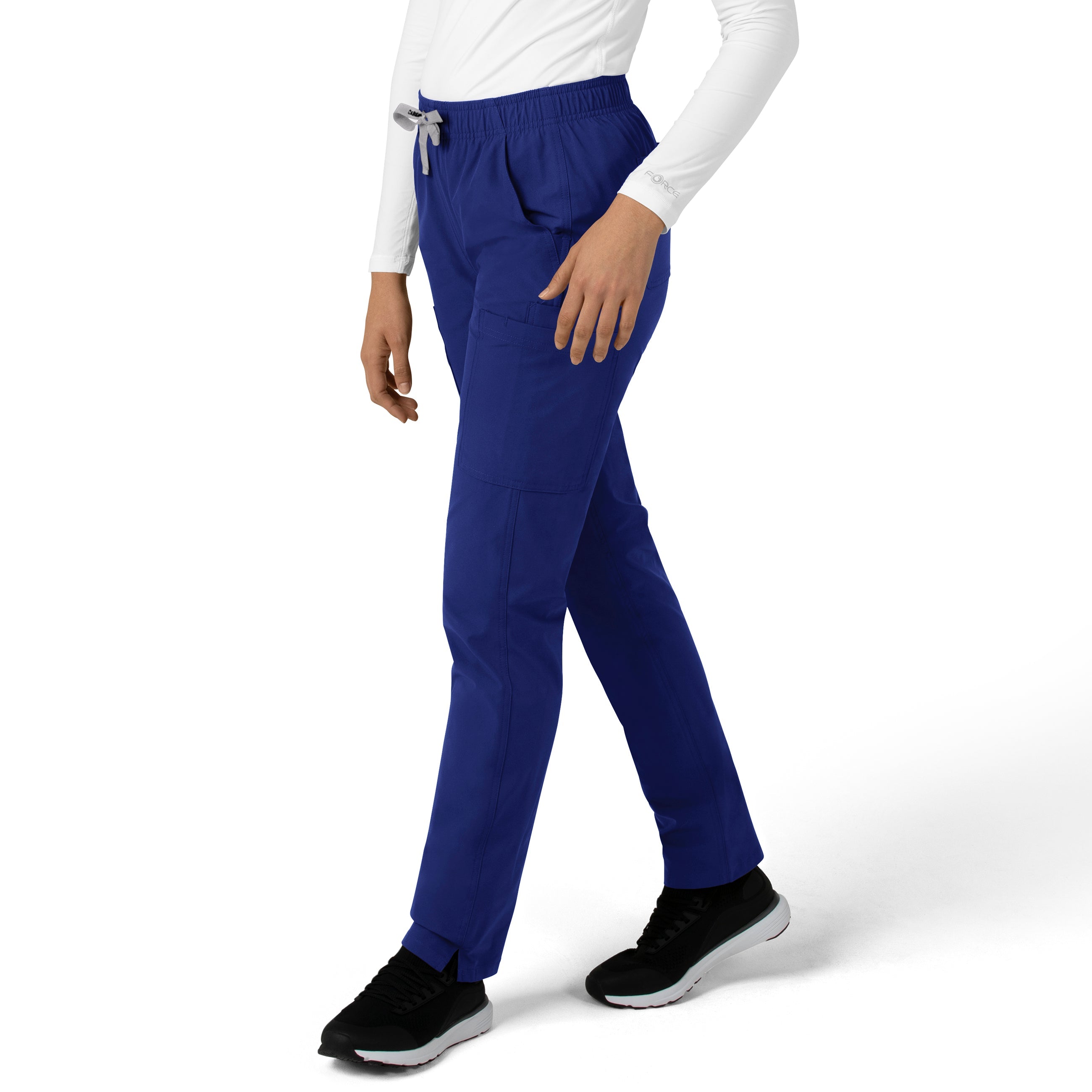 Force Essentials C51213 Women's Straight Leg Scrub Pants Galaxy Blue