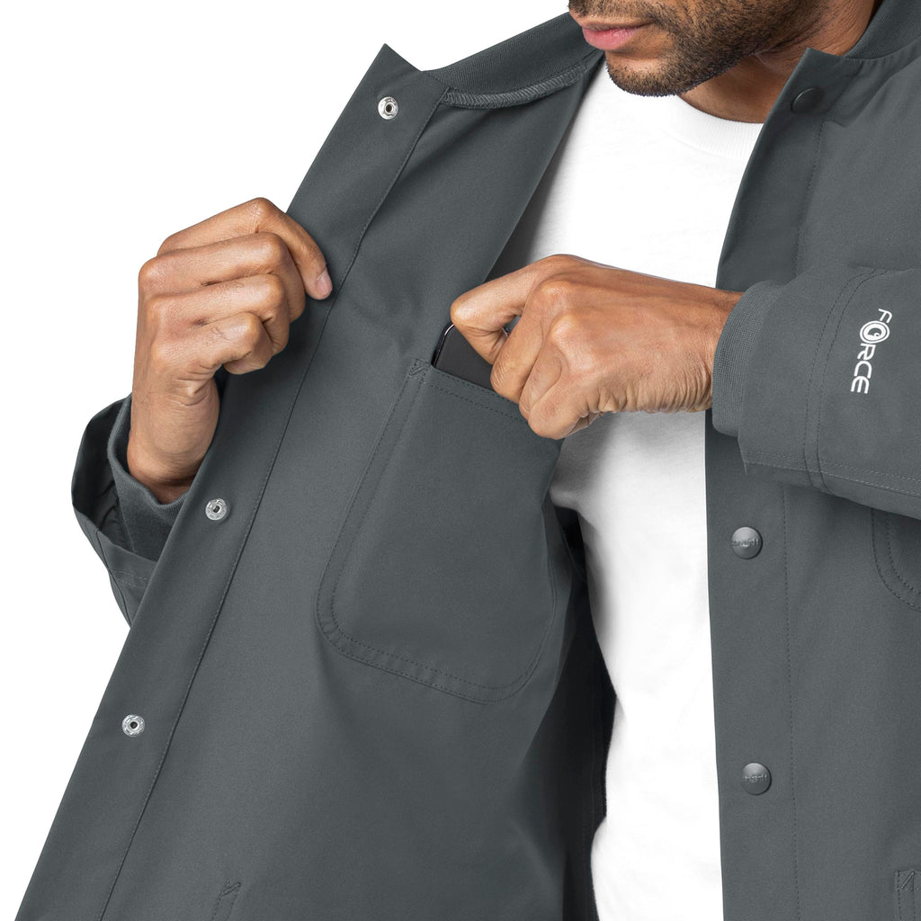 Force Essentials C85013 Unisex Chore Coat Pewter
