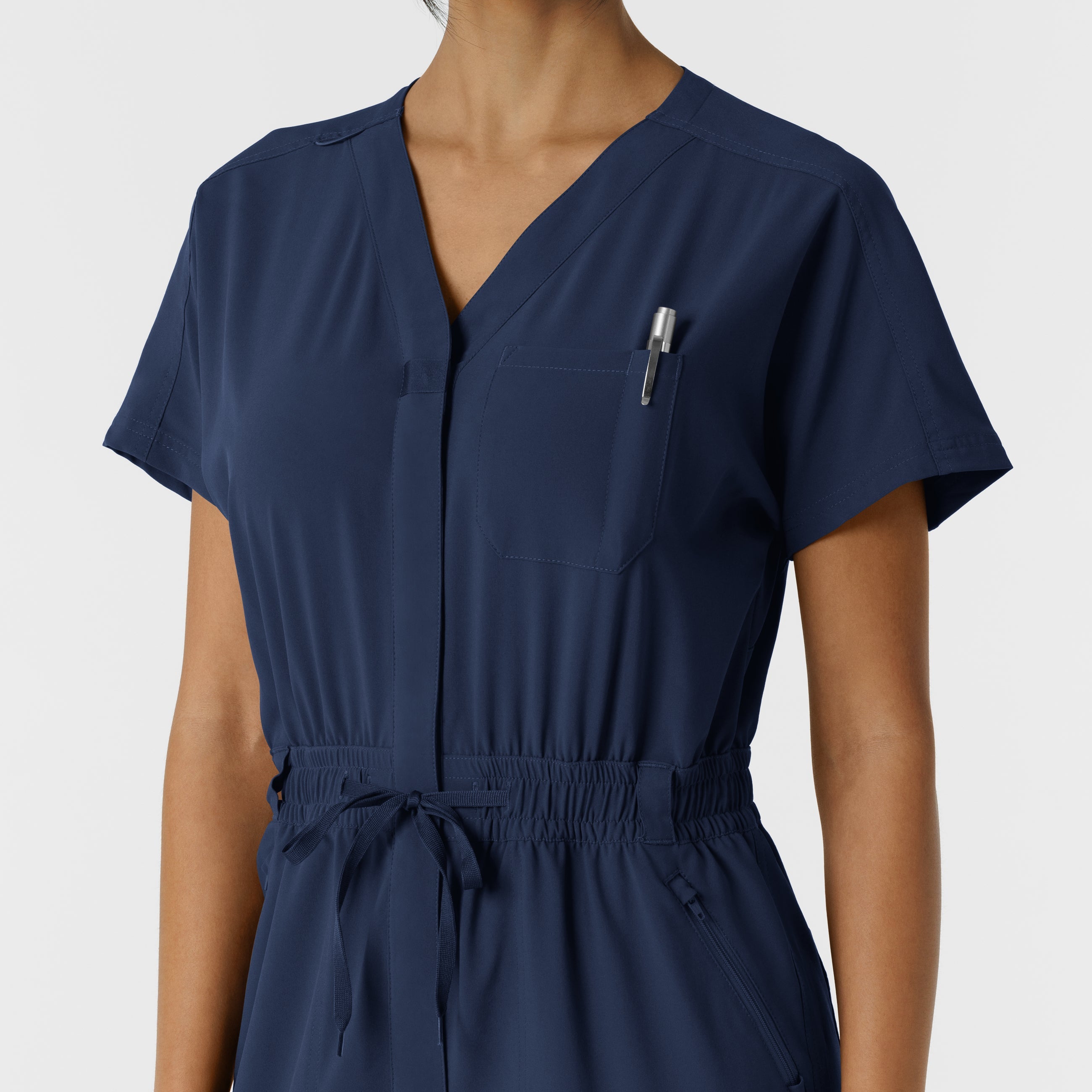 RENEW 3234 Cargo Jogger Scrub Jumpsuit Navy